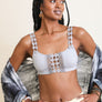 Boho Eye Lace Applique Bralette