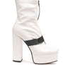 BOOMER CHUNKY HIGH BLOCK HEEL BOOTS