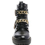 BILLY ATTA GIRL METAL CHAIN DETAIL BIKE BOOT