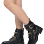 BILLY ATTA GIRL METAL CHAIN DETAIL BIKE BOOT