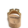 MIAMI SHOT BLING CHAIN STRAP WOVEN SLIP ON FLATS