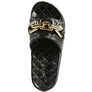 MIAMI SHOT BLING CHAIN STRAP WOVEN SLIP ON FLATS