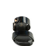 HOOKUP GEOMETRIC CUT BLOCK HEEL SLIDES