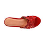 SONNET LOW HEEL SLIDE SANDALS