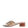 SONNET LOW HEEL SLIDE SANDALS