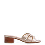 SONNET LOW HEEL SLIDE SANDALS