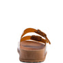 MINATA PLATFORM BUCKLED SLIDE SANDALS