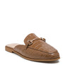BEGONIA BUCKLED FAUX LEATHER CROC MULES