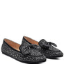 DEWDROPS EMBELLISHED CASUAL BOW LOAFERS