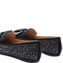 DEWDROPS EMBELLISHED CASUAL BOW LOAFERS