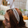 Embroidered Stitch Boho Knotted Headband