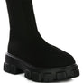 MALLOW Stretch Knit Ankle Boots
