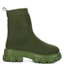 MALLOW Stretch Knit Ankle Boots