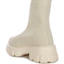 MALLOW Stretch Knit Ankle Boots
