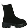 MALLOW Stretch Knit Ankle Boots