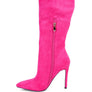 Playdate Pointed Toe High Heeled Calf Boot