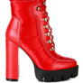 SCOTCH High Heel Quilted Satin Biker Boots