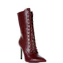 KNOCTURN Croc Textured Over The Ankle Boots