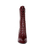 KNOCTURN Croc Textured Over The Ankle Boots