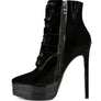 High Heeled Patent PU Stiletto Boot