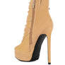 High Heeled Patent PU Stiletto Boot