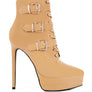 High Heeled Patent PU Stiletto Boot