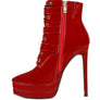 High Heeled Patent PU Stiletto Boot