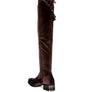 RUMPLE Velvet Over The Knee Clear Heel Boots