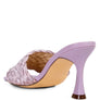 Ny Tour Braided Strap Heeled Sandals