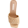 Ny Tour Braided Strap Heeled Sandals