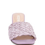Ny Tour Braided Strap Heeled Sandals