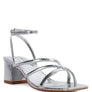Right Pose Croc Mid Block Heel Casual Sandals