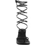 DORITA Kitten Heel Lace Up Sandal