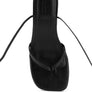 DORITA Kitten Heel Lace Up Sandal