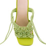 BEROE Braided Handcrafted Lace Up Sandal