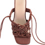 BEROE Braided Handcrafted Lace Up Sandal