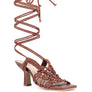 BEROE Braided Handcrafted Lace Up Sandal
