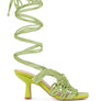 BEROE Braided Handcrafted Lace Up Sandal
