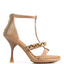 DAKOTA Metal Chain Mid Heel Sandals