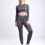 High-Waisted Classic Gym Leggings w Pockets