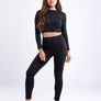 High-Waisted Classic Gym Leggings w Pockets