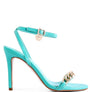 Mooning High Heeled Metal Chain Strap Sandals