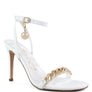 Mooning High Heeled Metal Chain Strap Sandals
