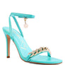 Mooning High Heeled Metal Chain Strap Sandals