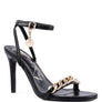 Mooning High Heeled Metal Chain Strap Sandals