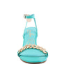 Mooning High Heeled Metal Chain Strap Sandals