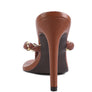 Melodrama High Heeled Braided Thong Sandals