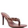 Melodrama High Heeled Braided Thong Sandals