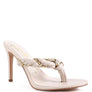 Melodrama High Heeled Braided Thong Sandals
