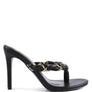 Melodrama High Heeled Braided Thong Sandals